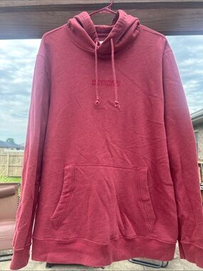 Abercrombie & Fitch Rose Pink Embroidered Logo Hoodie XXL